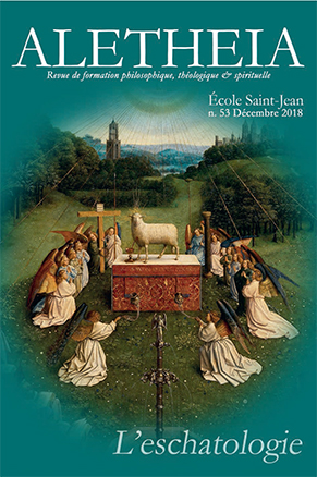 Fr&egrave;res de Saint-Jean, nouvelle publication Aletheia N&deg;53