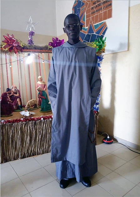 Fr&egrave;res de Saint-Jean : Oblature de fr&egrave;re Jean-Christophe au S&eacute;n&eacute;gal