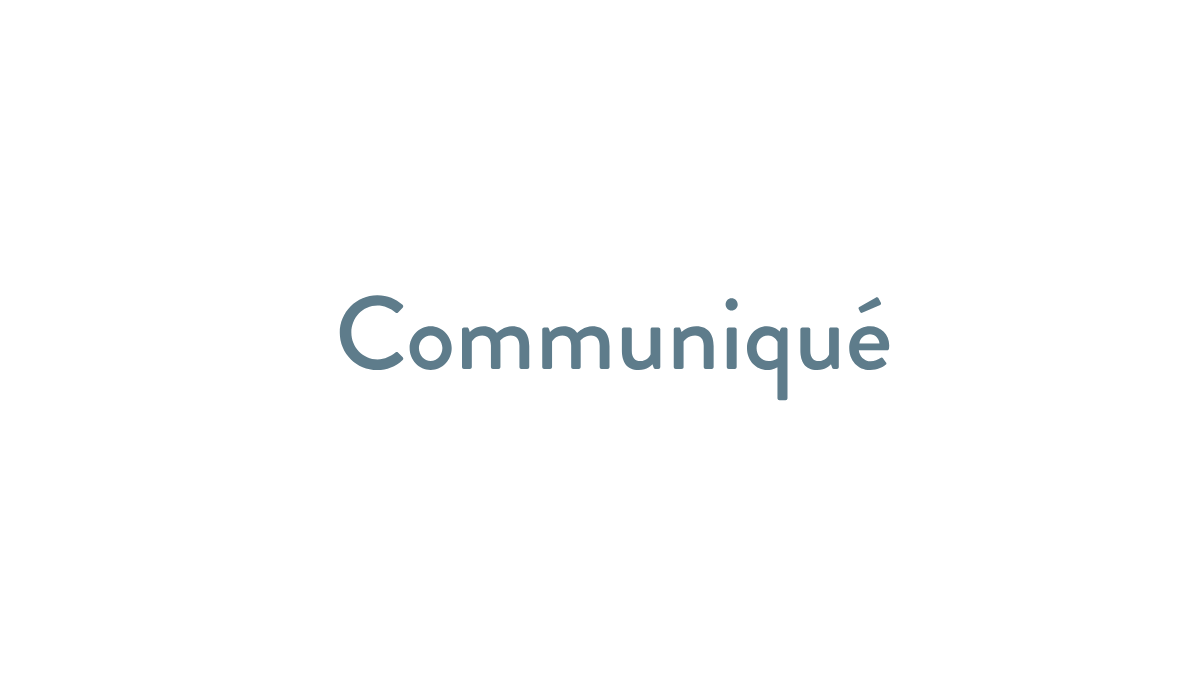 communiqué