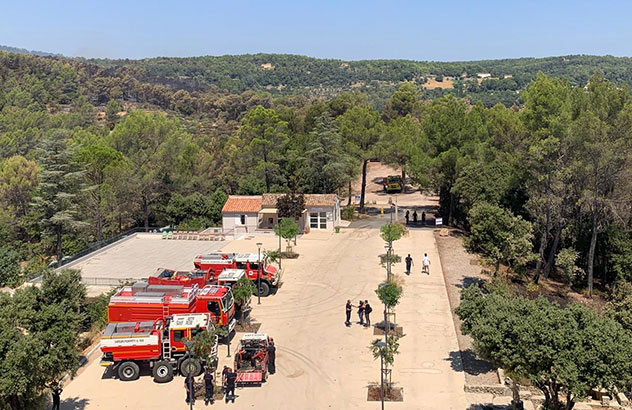Incendies à Cotignac - Frères de Saint-Jean
